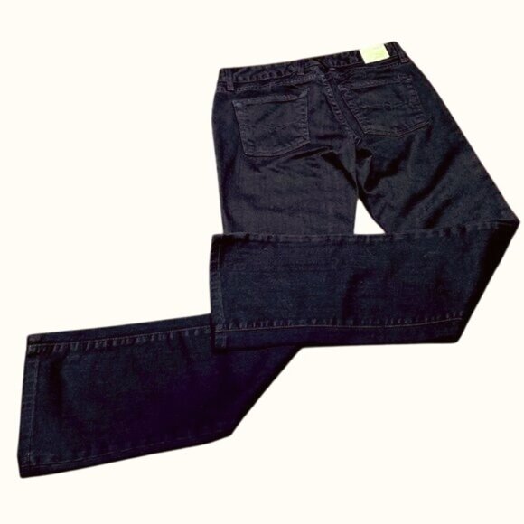 Agave Nectar Premium Denim Classic Straight Blackout Supima Flex Jet Black Jeans - Picture 8 of 13